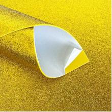 Фоамиран глиттерный НА КЛЕЮ №06 Золото Фоамиран глиттерный НА КЛЕЮ №06 Золото