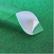 Фоамиран глиттерный НА КЛЕЮ №13 Зелёный Фоамиран глиттерный НА КЛЕЮ №13 Зелёный