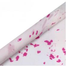 Фоамиран зефирный №55 Бело-малиновый