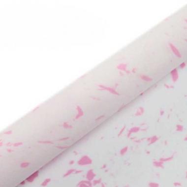 Фоамиран зефирный №56 Бело-розовый