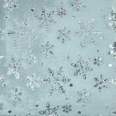 Бархатная ткань СНЕЖИНКИ 50х50, Белый