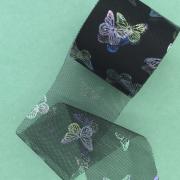 Фатин Бабочки 5.5см, чёрный