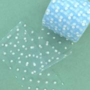 Фатин Горошек 5.5см, голубой