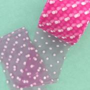 Фатин Горошек 5.5см, розовый