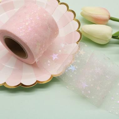 Фатин Млечный путь 5.5см, персиковый