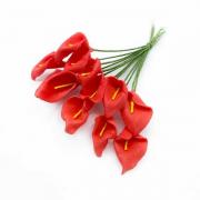 Каллы из фоамирана Красный