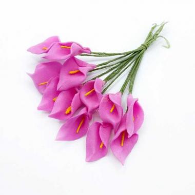 Каллы из фоамирана Розовый