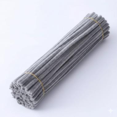 Проволока синельная, серый