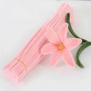 Проволока синельная, светло-розовый