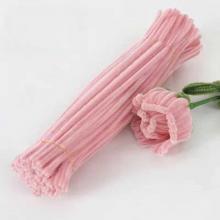 Проволока синельная, пыльно-розовый