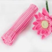 Проволока синельная, розовый