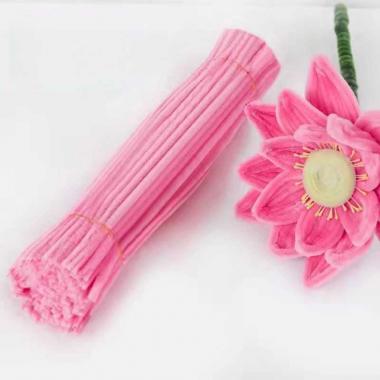 Проволока синельная, розовый