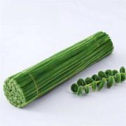 Проволока синельная, зелёные 