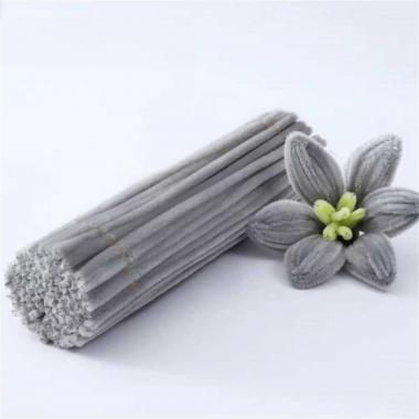 Проволока синельная, серый