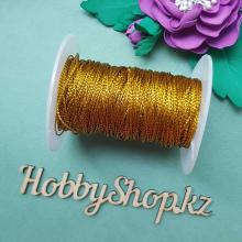 Шнур декоративный 1мм Золото