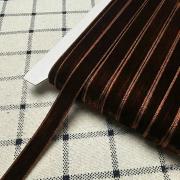 Лента бархатная 1см №12 Коричневый