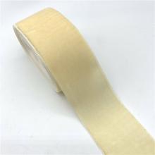 Лента бархатная 3.8см №02 Молочный