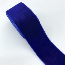 Лента бархатная 3.8см №03 Синий