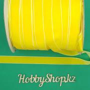 Лента бархатная 2см Жёлтый