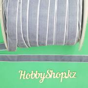 Лента бархатная 2см Серый