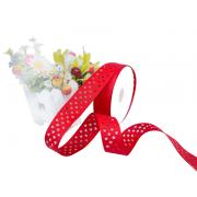 Лента перфорация 2.5см Звезды, красный