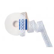 Лента перфорация 2см Ромашка, белый