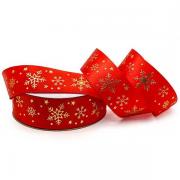 Лента атласная Новый год №02, 2.5см