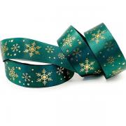 Лента атласная Новый год №05, 2.5см