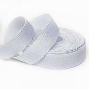 Лента репсовая ЛЮРЕКС 2.5см Серебро