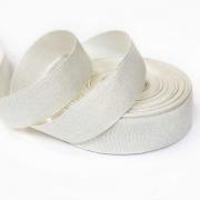 Лента репсовая ЛЮРЕКС 2.5см Молочный