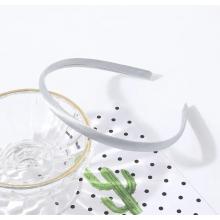 Ободок атлас 1см, №01 Серебро