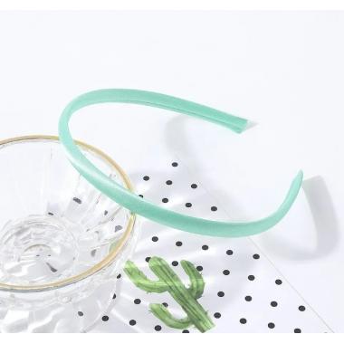 Ободок атлас 1см, №06 Мятный