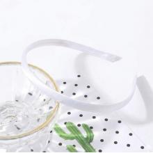 Ободок атлас 1см, №02 Белый