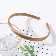 Ободок атлас 1см, №09 Светло-коричневый