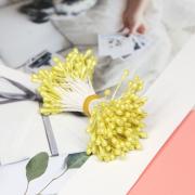 Тычинки Капля 3мм №03 Лимонный (50шт)