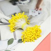 Тычинки Капля 3мм №04 Жёлтые (50шт)