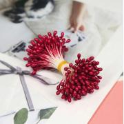 Тычинки Капля 3мм №13 Бордовый (50шт)