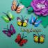 Бабочки декоративные 4см (5шт)